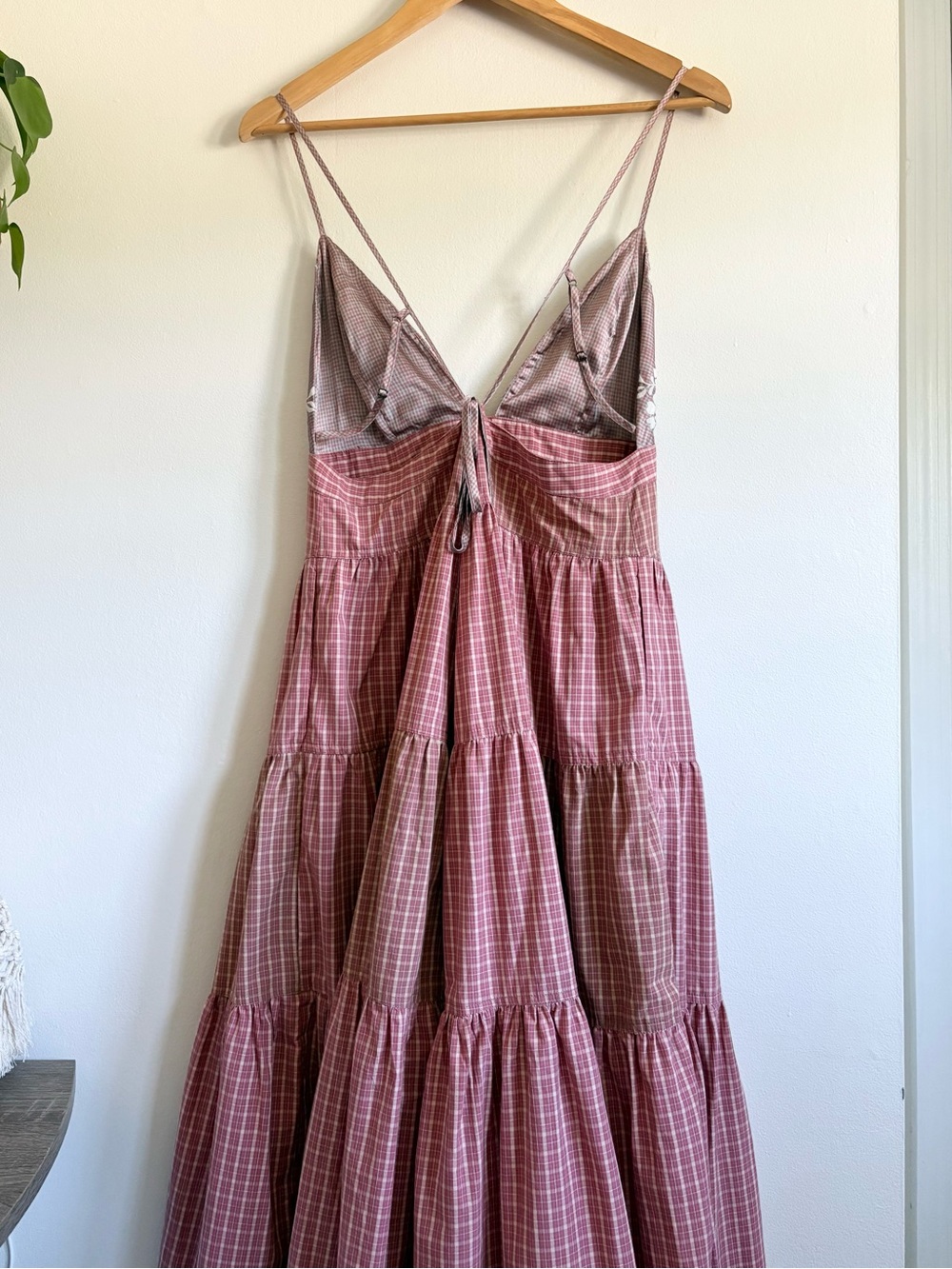 Free People Long Love Midi Dress in Berry Combo NEW - Picture 6 of 7